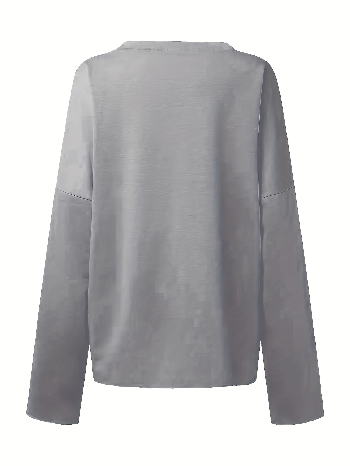 Letter Print Crew Neck Pullover Sweatshirt for Women