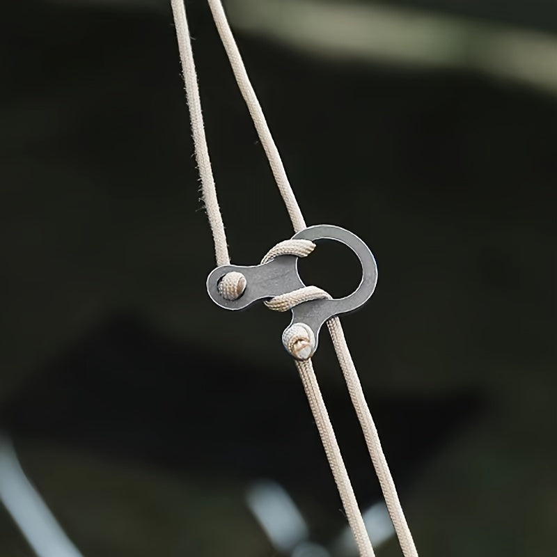 3 Holes Fast Knot Portable Outdoor Knotting Tool Camping Knotting Tool