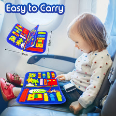 20-Piece Animal Bustier Board Educational Toy for 1-4 Year Olds