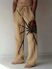 3D Spider Print Boys Casual Long Pants Spring Autumn Kids Clothing