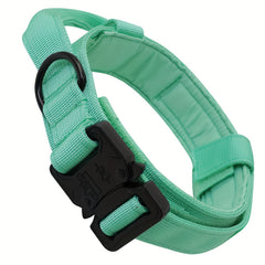 Heavy Duty Tactical Dog Collar with Handle for Training