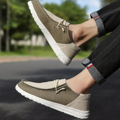 Men's Canvas Shoes Breathable Lightweight Non slip Slip On Shoes Men's Shoes
