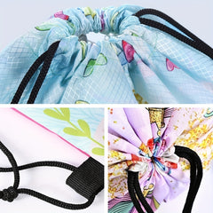 Cartoon Drawstring Bundle Backpack Waterproof Storage Bag