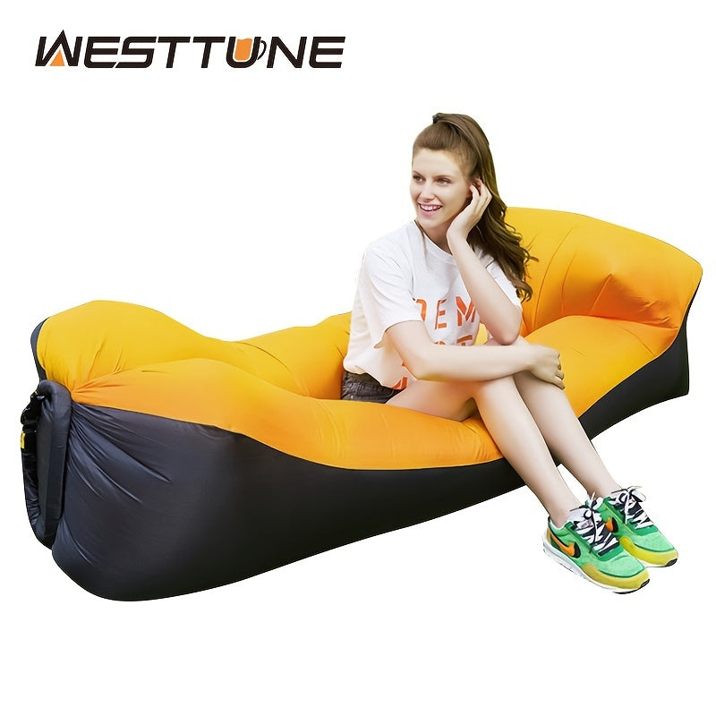 Inflatable Lounger Sofa Pillow Lightweight Waterproof Couch Camping Bed