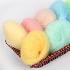 Soft Mohair Yarn for DIY Crocheting and Knitting