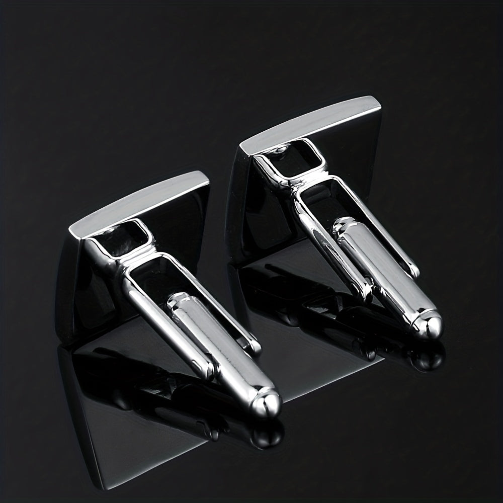 Square Drop Glue French Suit Shirt Cufflinks