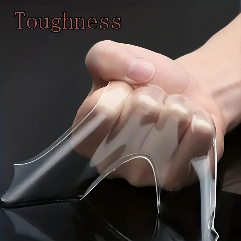 Reusable Double-Sided Tape Transparent Strong Versatile