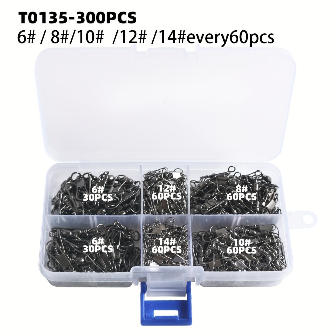 8 Shaped Ring Connectors for Fishing Gears & Metal Hooks