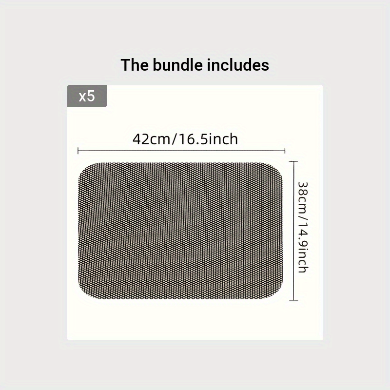 2pcs Car Side Window Sunshades Static Cling Films Stickers Sun Shade UV Rays