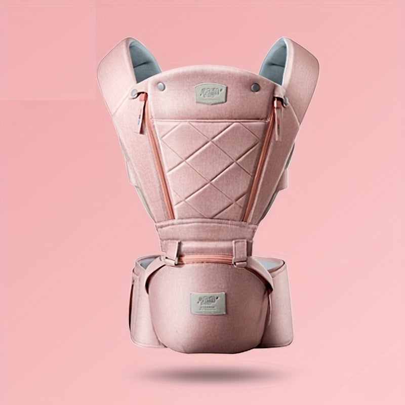 Baby Carrier With Hip Seat Waist Stool Infant Carrier Pink