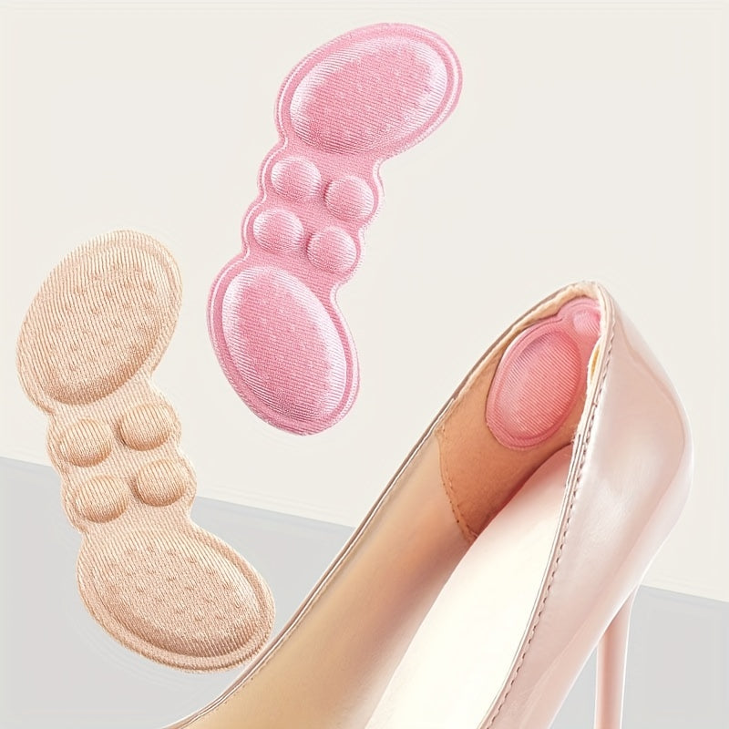 2pcs Butterfly Shape Heel Sticker Anti-slip High Heels Insole