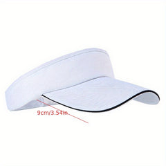 Unisex Summer Visor Hat Lightweight Casual Adjustable Sport Golf Tennis Cap