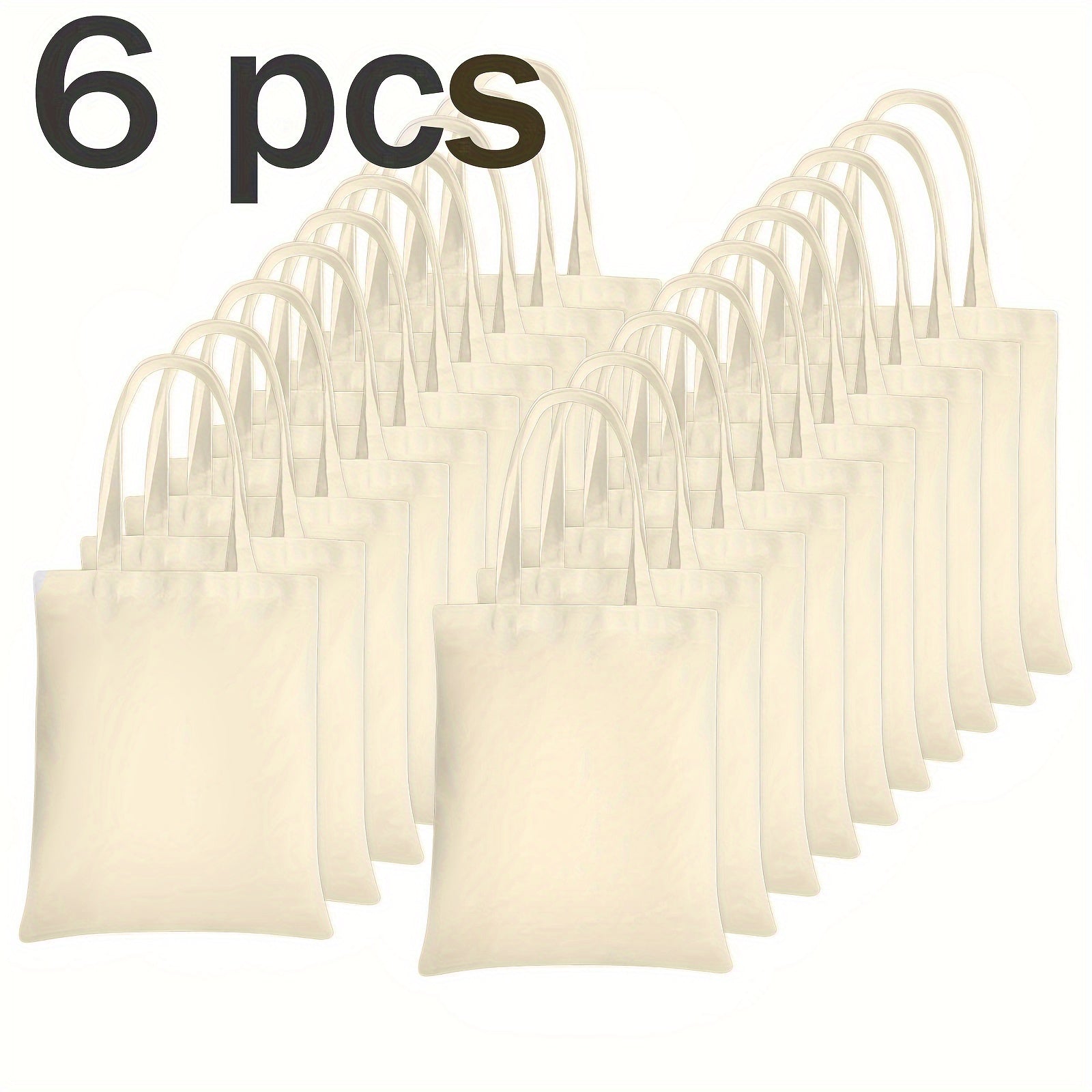 Sublimation Blank Canvas Tote Bags for DIY Projects