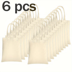 Sublimation Blank Canvas Tote Bags for DIY Projects