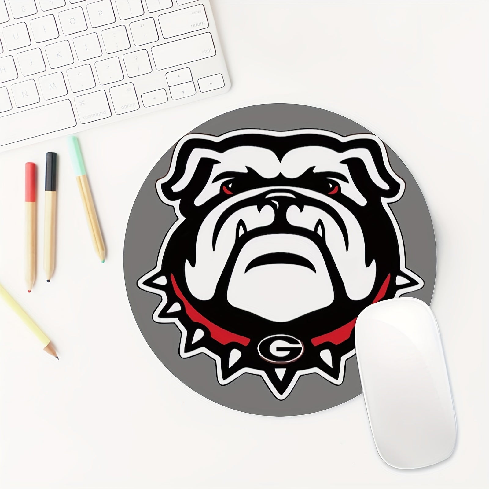 Hippie Pug Gaming Mouse Pad Non-slip Rubber Mouse Mat