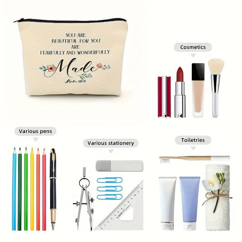 Inspirational Cosmetic Bag Gift for Sisters Mothers Daughters