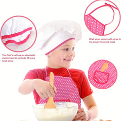 Kids Playhouse Apron Set Kitchen Baking Set Role Playing Toys