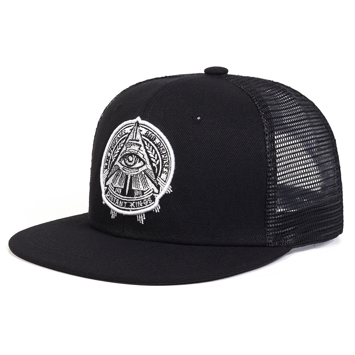 Embroidered God's Eye Men's Mesh Hat