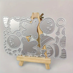 1Pc Christmas Gingerbread Man Metal Cutting Dies Stencil For DIY Scrapbooking