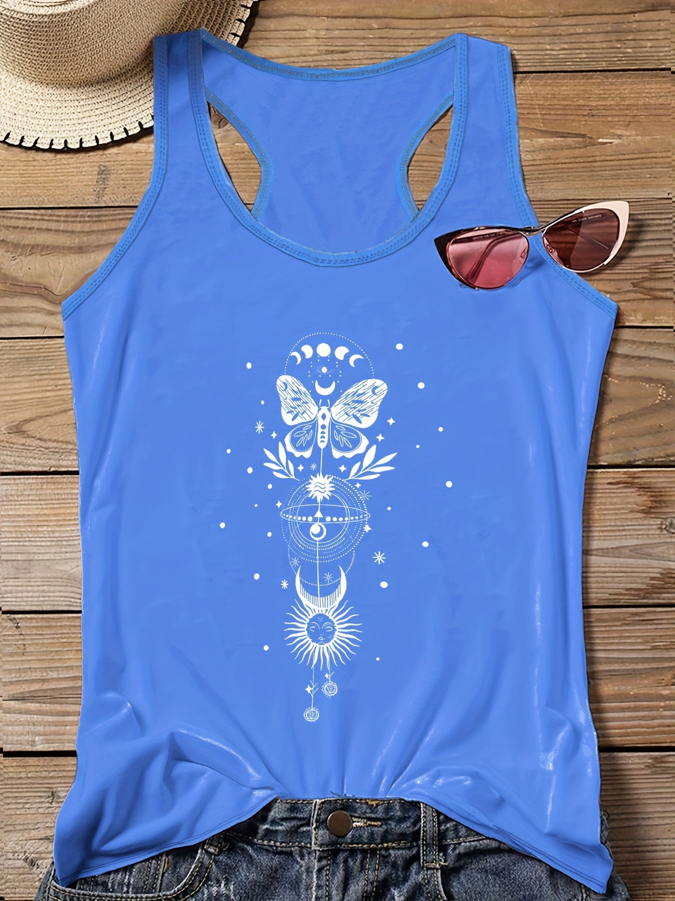 Graphic Print Tank Top for Women