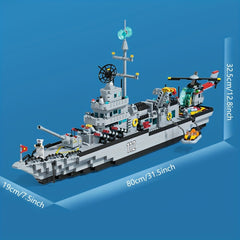 Large Cruiser Building Block Toy Science Education
