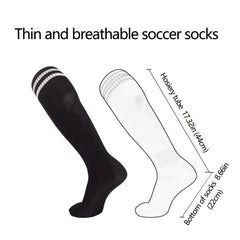 High Top Soccer Socks for Men and Women - Durable Athletic Socks