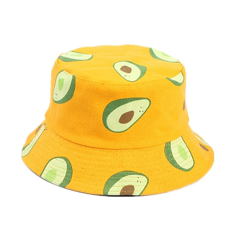 Avocado Plant Fisherman Hat Sunshade Bucket Cap