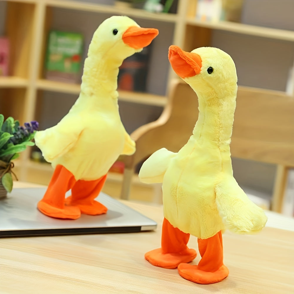 Interactive Singing Plush Duck Toy