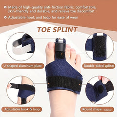 Adjustable Toe Fixing Strap with Aluminum Plate Support