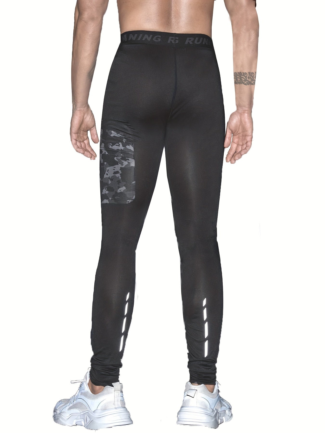 Men's Camo Sport Leggings with Pockets