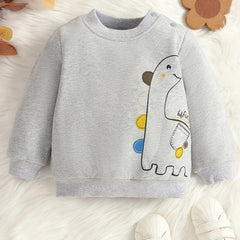 Boys Cartoon Sweatshirt Long Sleeve Pullover