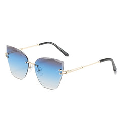 Rimless Metal Sunglasses