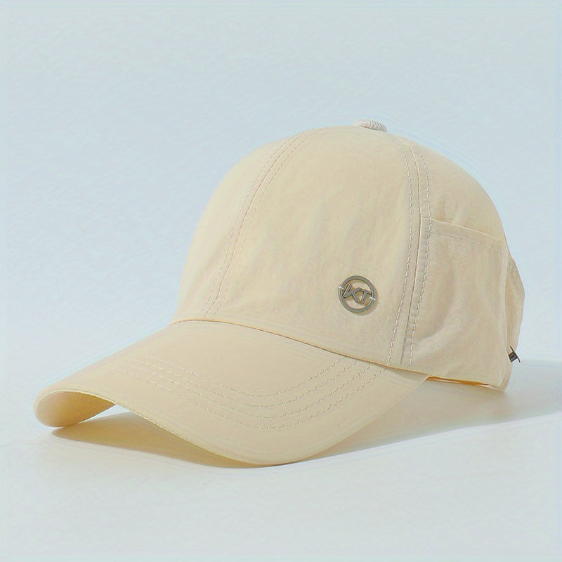 Backless Ponytail Baseball Cap Sunscreen Visor Sun Hats For Women