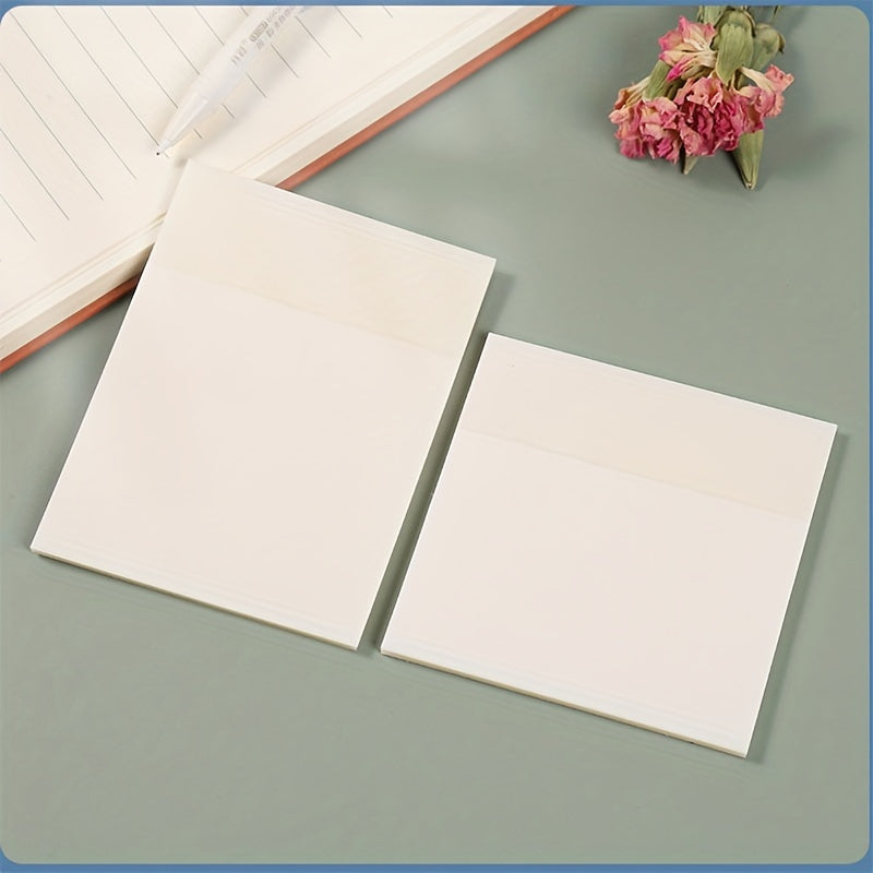150pcs Transparent Sticky Notes 3 Sizes Self Adhesive Translucent Sticky Notes