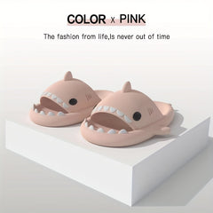 Men's Shark Pillow Slides Non Slip Slippers