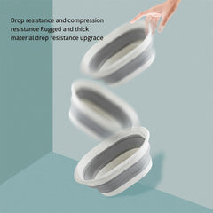 3pcs Collapsible Washbasin Portable Plastic Basin