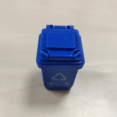 5 Mini Trash Can Models Open Lid 1/12 Doll House Scene Birthday Party Gift