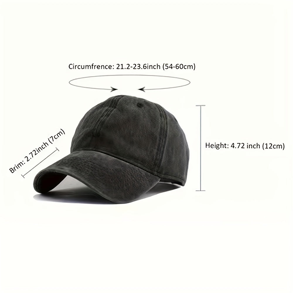 Vintage Cotton Distressed Baseball Caps Hip hop Caps Hats