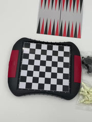 6 in 1 Family Game Chessboard Toy Gift Classic Chess Ludo Backgammon