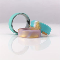 3 Pack Silicone Rings for Women and Men, Fashionable and Double-Layered Styles