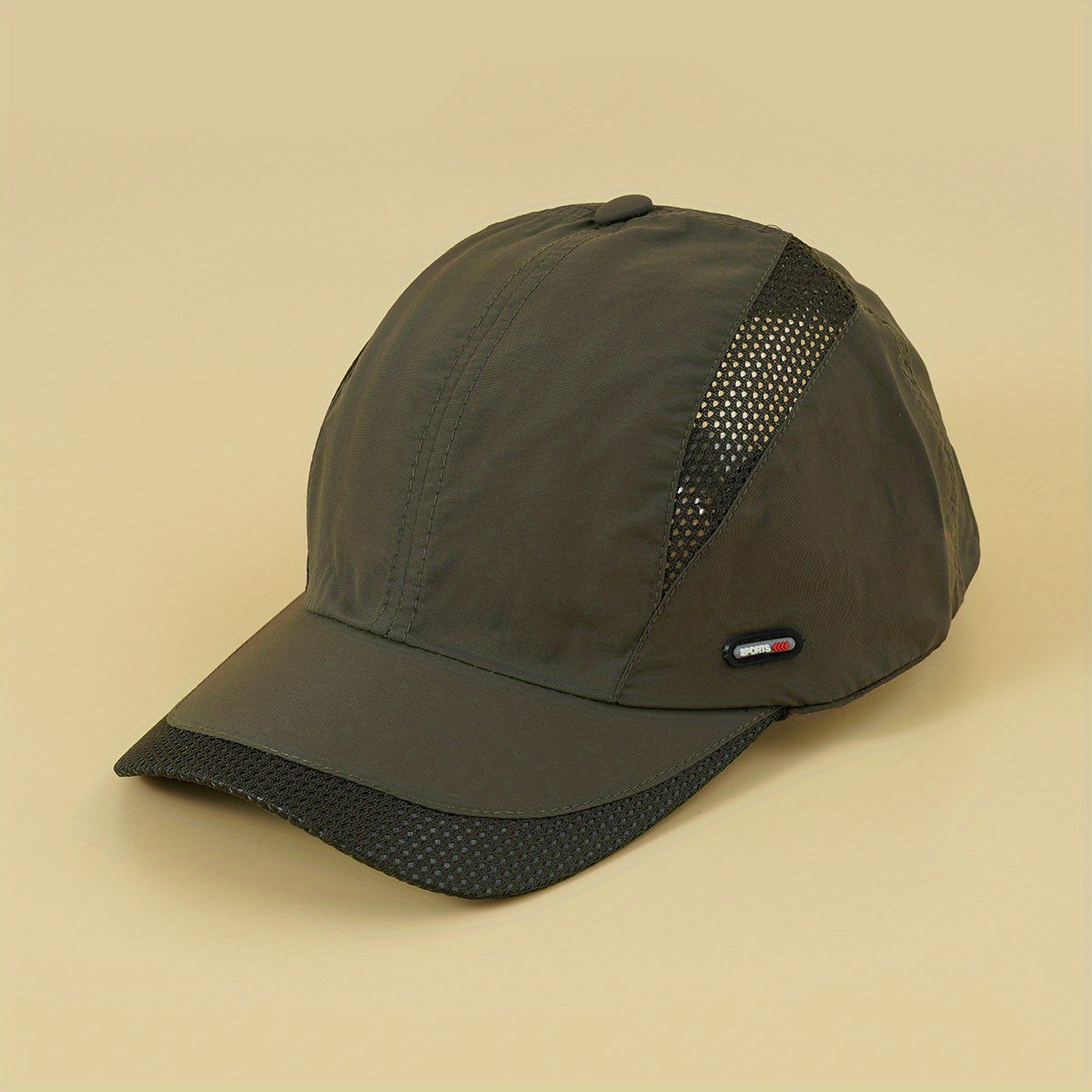 Solid Mesh Baseball Cap Thin Quick Drying Outdoor Sports Hat Adjustable