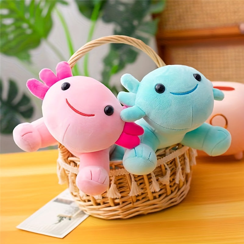 63 Inch Cartoon Axolotl Stuffed Toy Hexagonal Dinosaur Fish Stuffed Toy