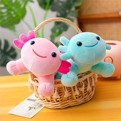 63 Inch Cartoon Axolotl Stuffed Toy Hexagonal Dinosaur Fish Stuffed Toy