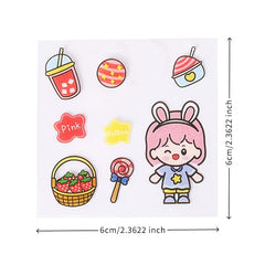 150pcs Transparent Stickers for Decorating Painting Mobile Phone Case Water Cup