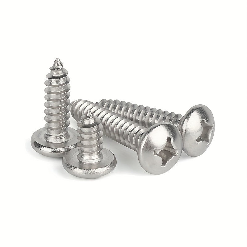 400 Sets 304 Stainless Steel Self-tapping Screws Woodworking