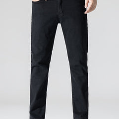 Men's High Stretch Slim Fit Denim Jeans with Pockets