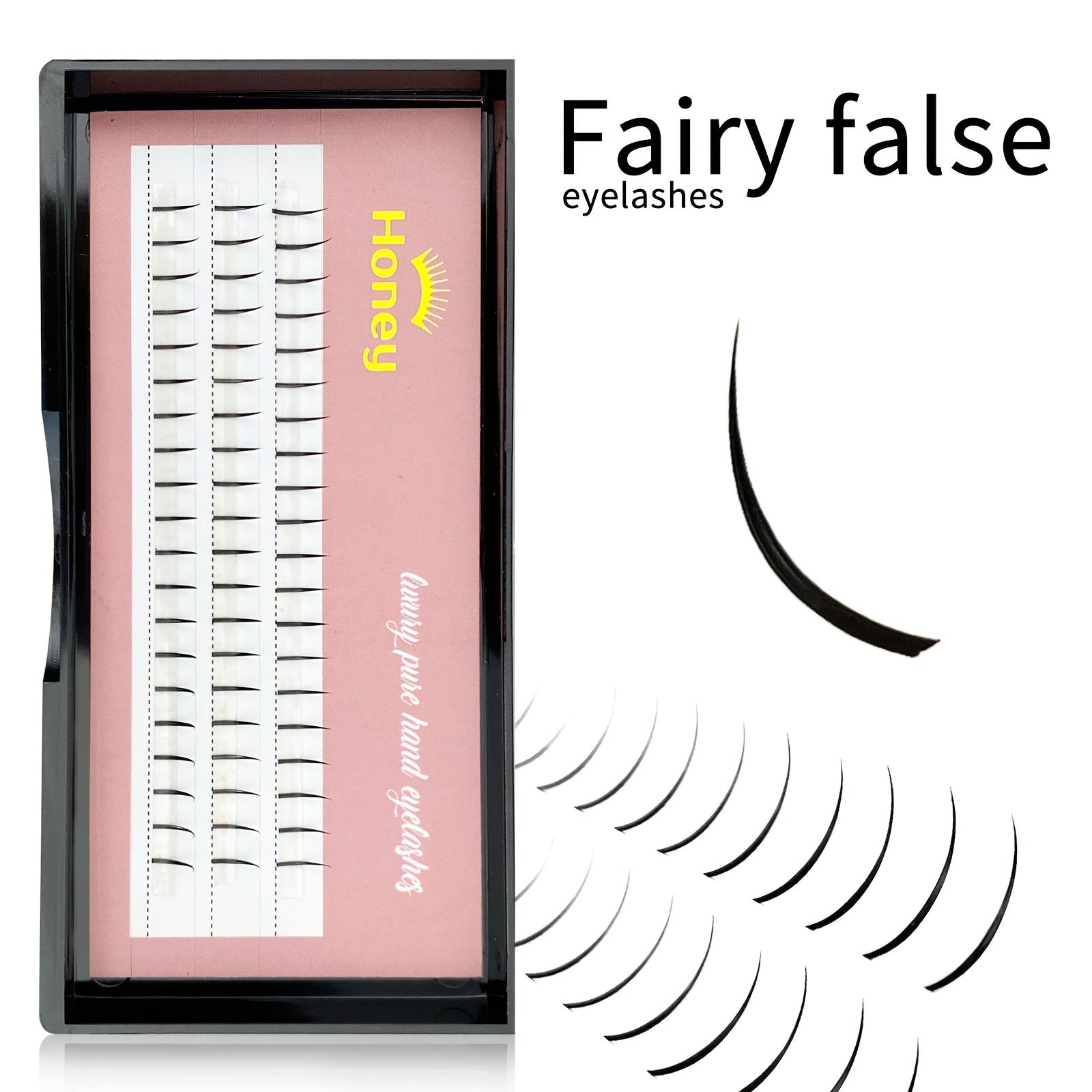 Natural Fairy Grafted Individual Cluster Eyelashes for Longer Thicker Lashes