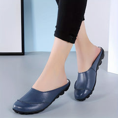 Women's Closed Toe Flat Mules Slip On Slippers