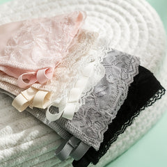 Lace Trim Anti Peep Invisible Strapless Bra