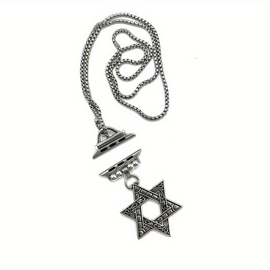 Metal Necklace Pendant For Smart Watch Anti lost Chain